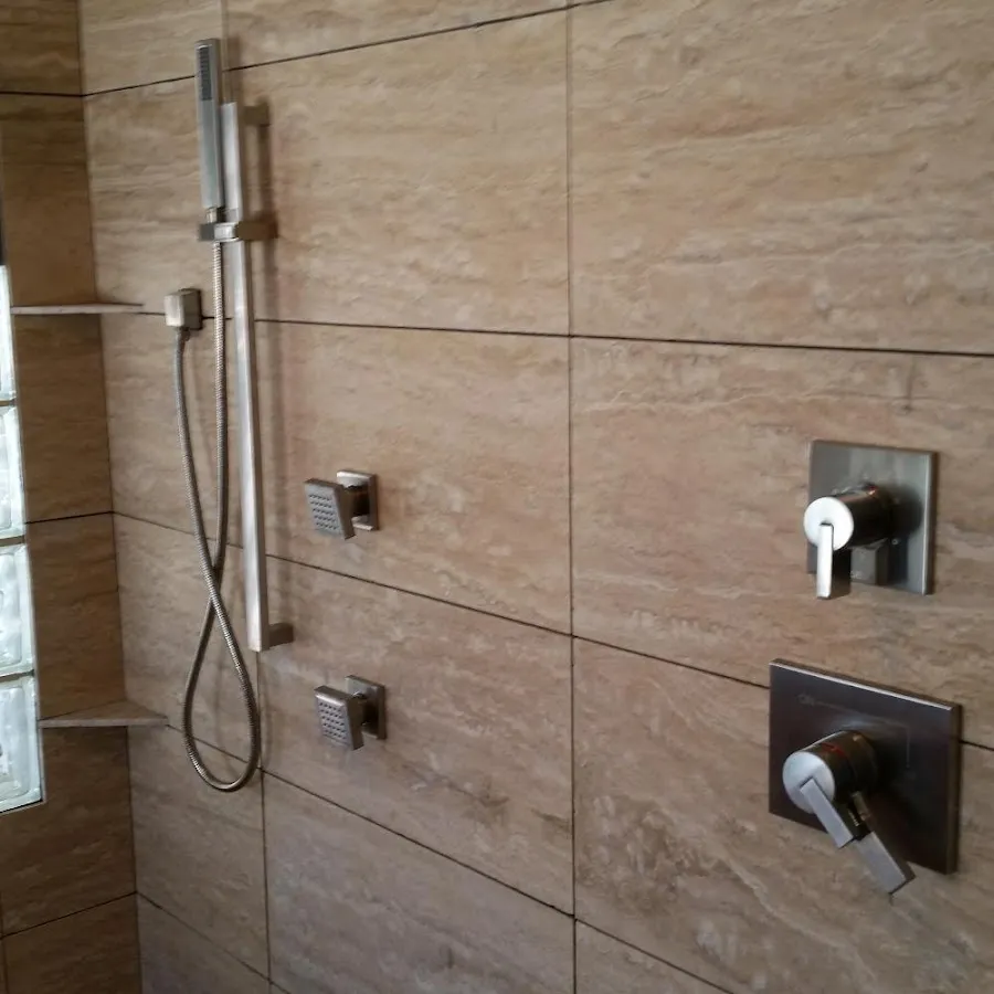 Shower fixture installation for Water Heater Replacement in Papillion